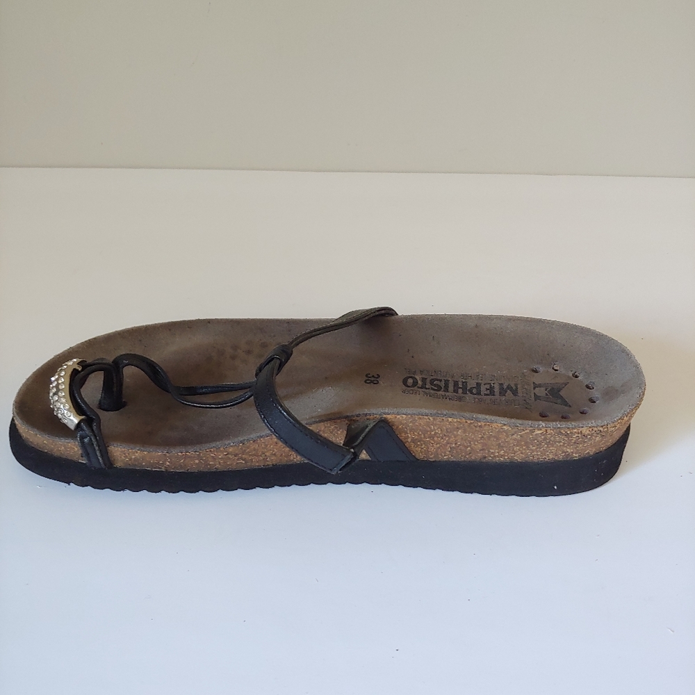 Mephisto Hatty Sandal Leather Size 7.5 - Picture 10 of 15